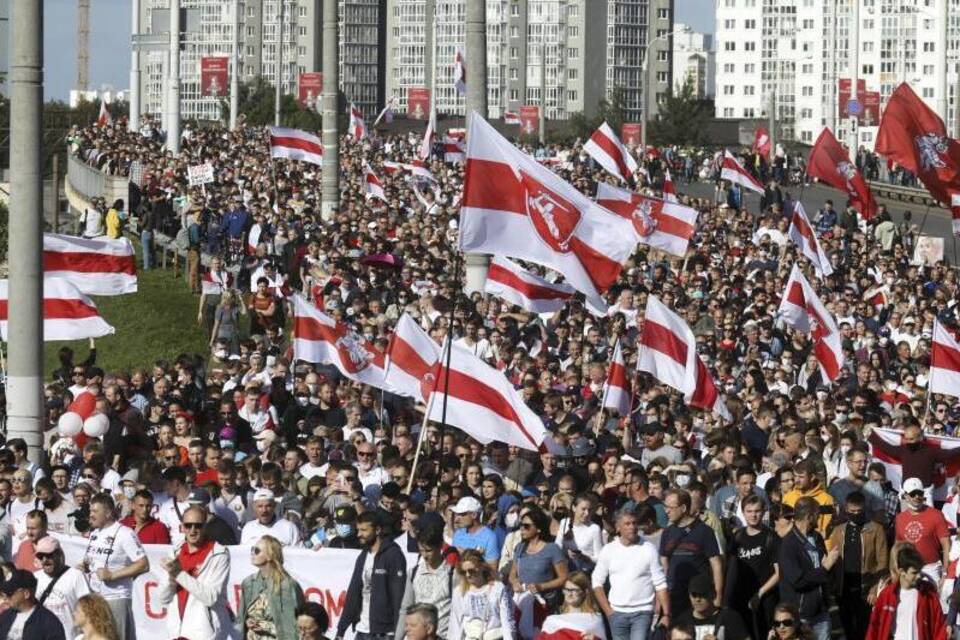 Proteste in Belarus Proteste in Belarus