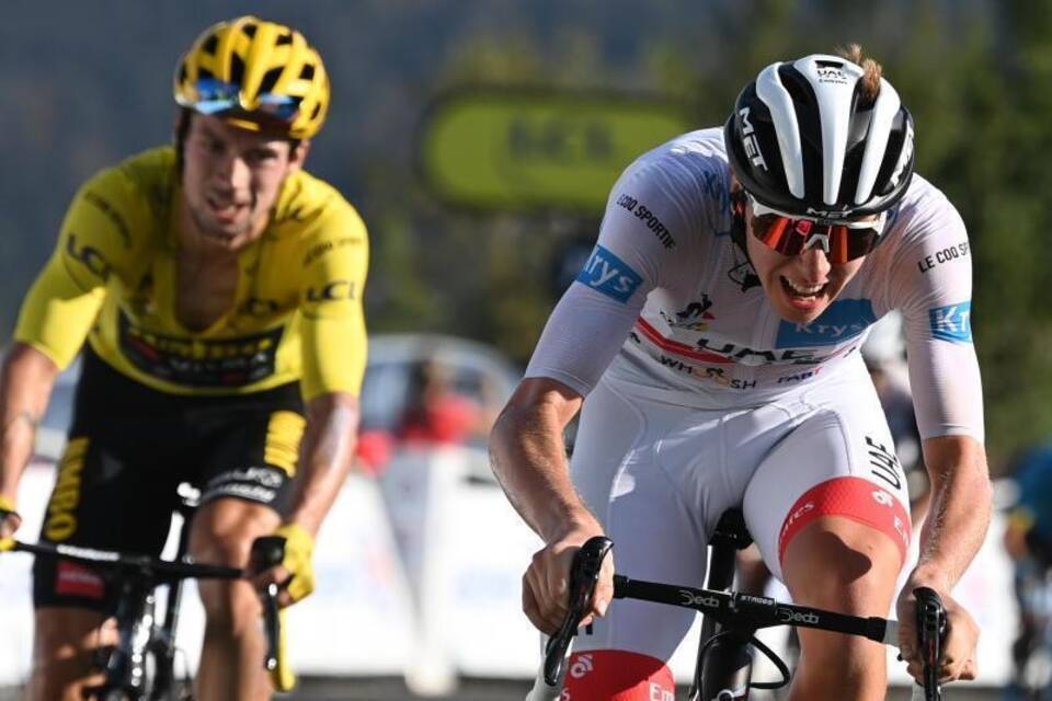 Pogacar und Roglic Pogacar und Roglic
