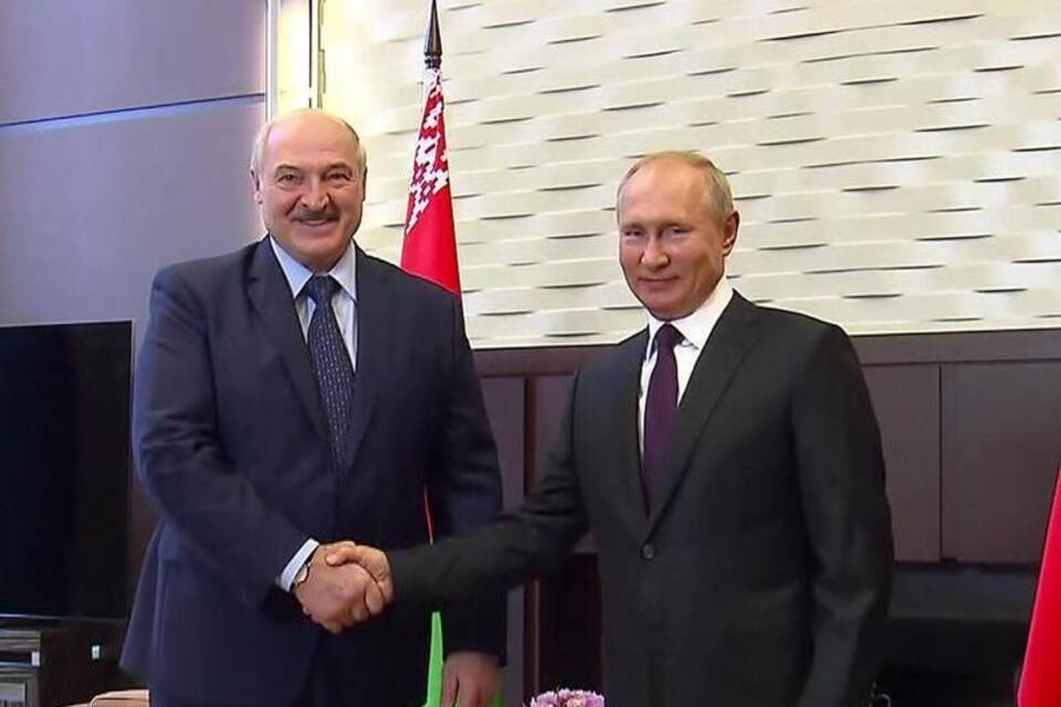 Alexander Lukaschenko und Wladimir Putin Alexander Lukaschenko und Wladimir Putin
