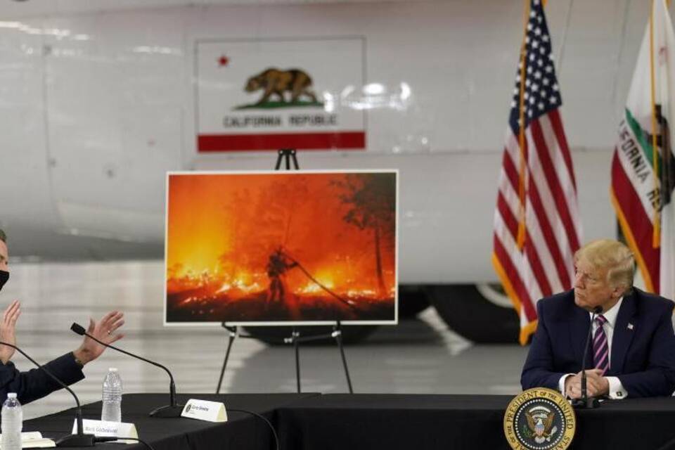 Donald Trump und Gavin Newsom Donald Trump und Gavin Newsom