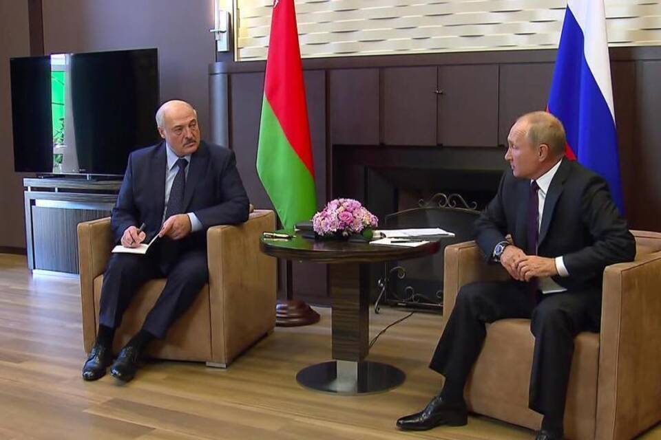 Belarussischer Präsident Lukaschenko in Russland Belarussischer Präsident Lukaschenko in Russland