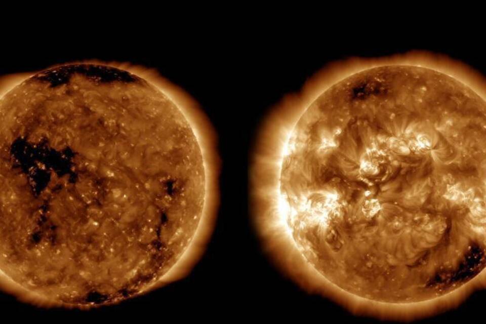 Sonne in neuem Zyklus ihrer Aktivität Sonne in neuem Zyklus ihrer Aktivität