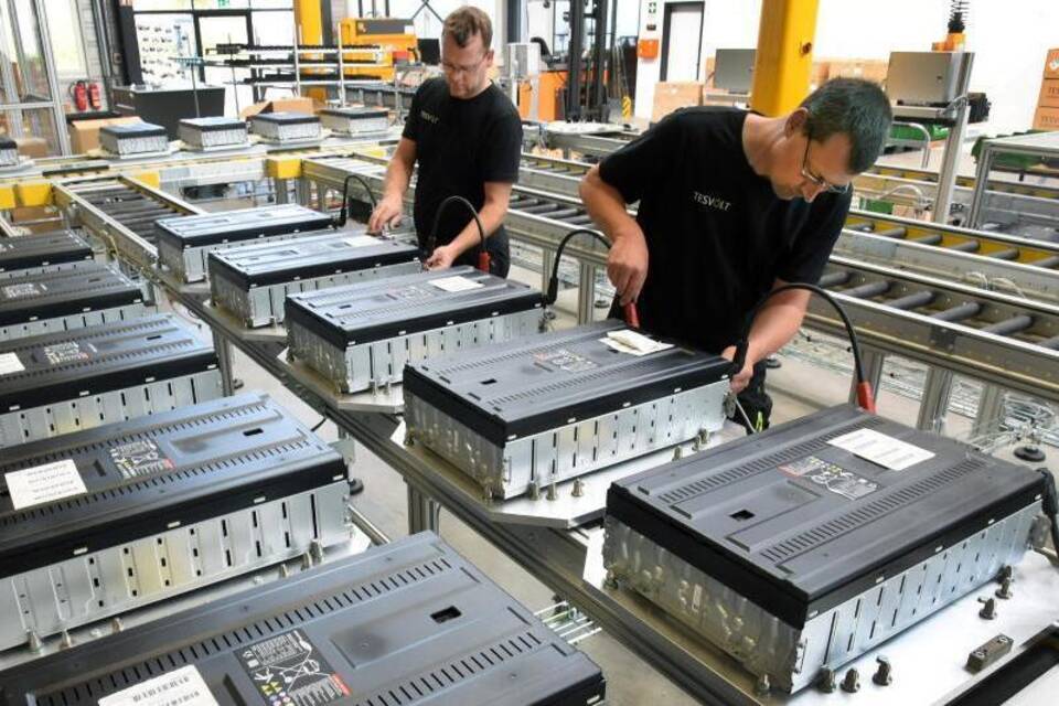 Werk für Batteriespeicher