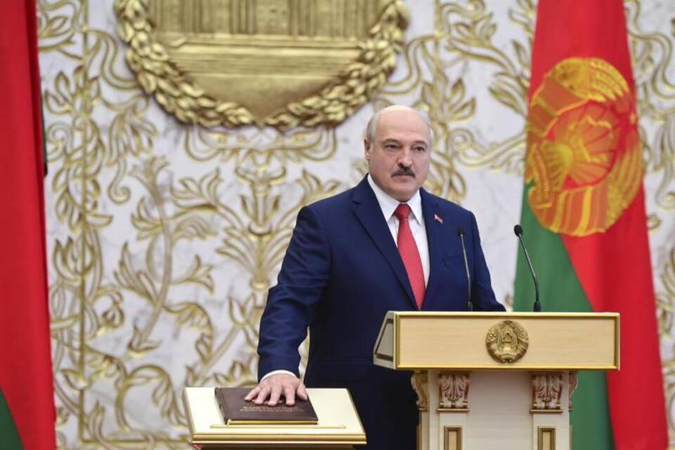 Belarus Präsident Lukaschenko - Amtseinführung Belarus Präsident Lukaschenko - Amtseinführung