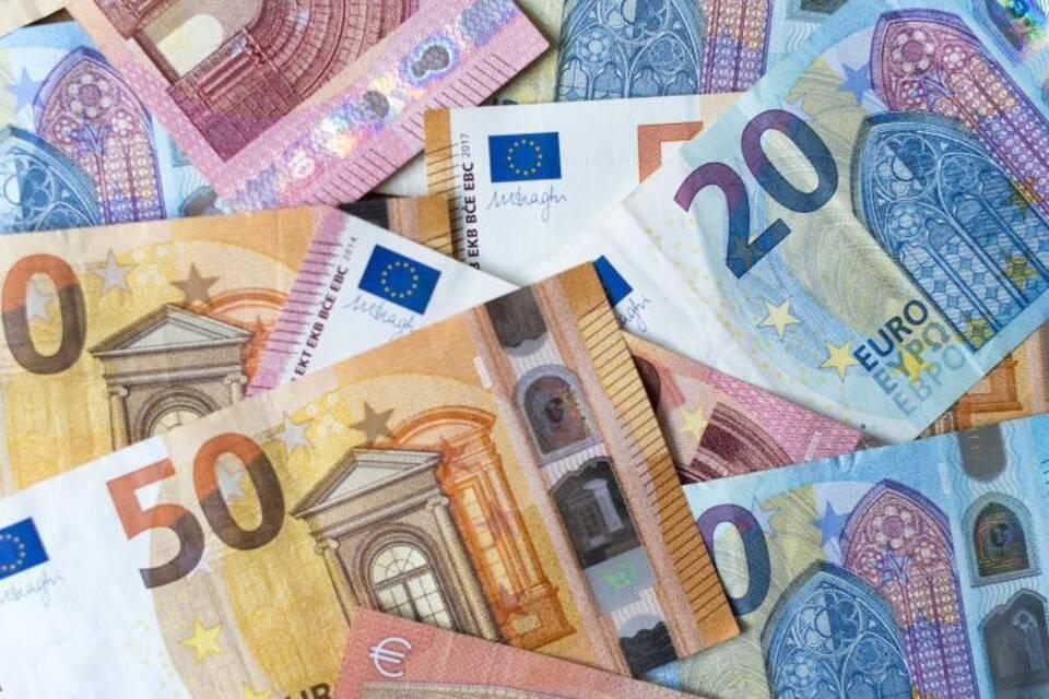 Verschiedene Euro Scheine Verschiedene Euro Scheine