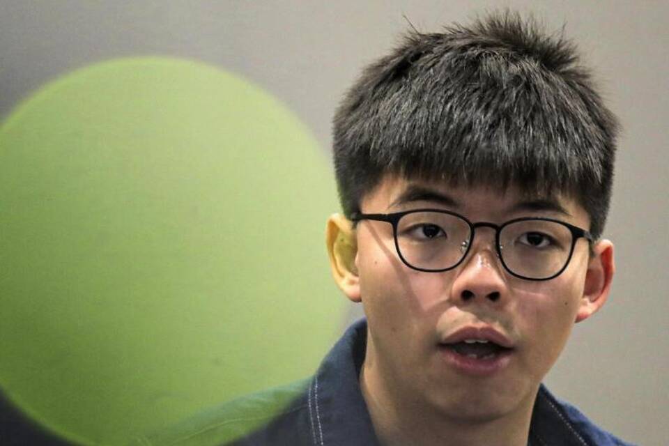 Aktivist Joshua Wong Aktivist Joshua Wong