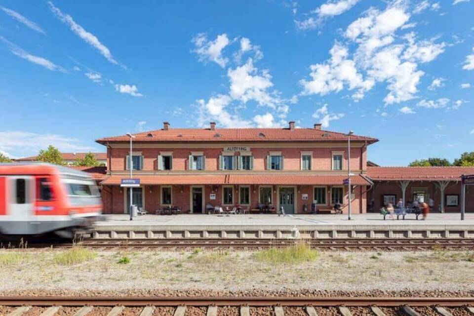 Ein Bahnhof für Radfahrer