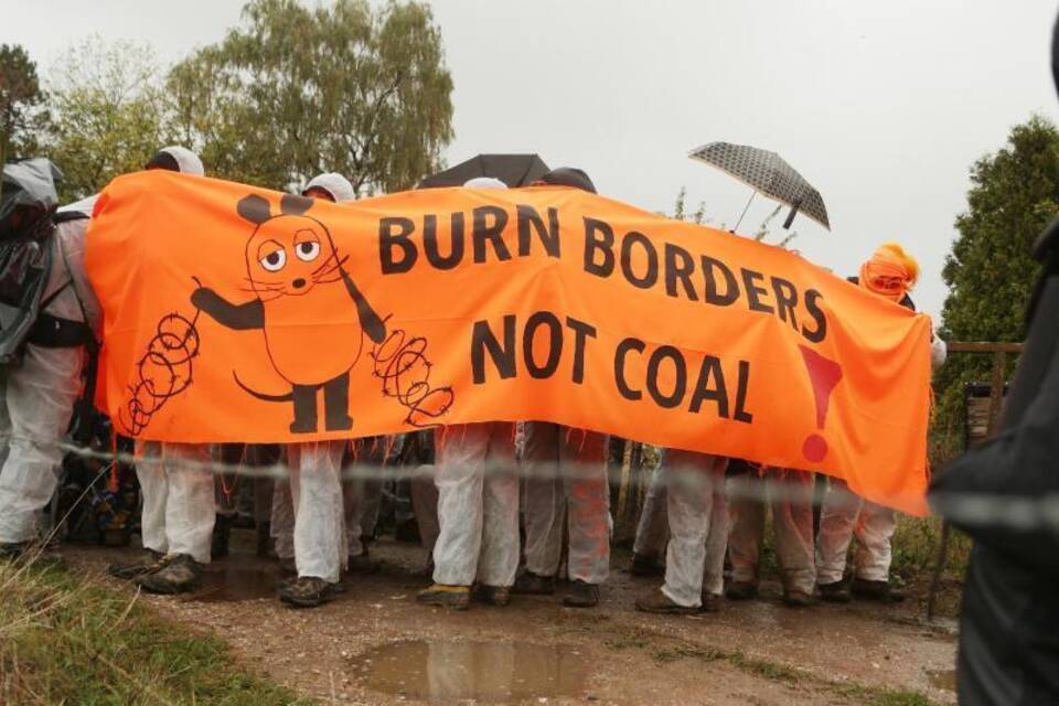«Grenzen verbrennen, nicht Kohle»