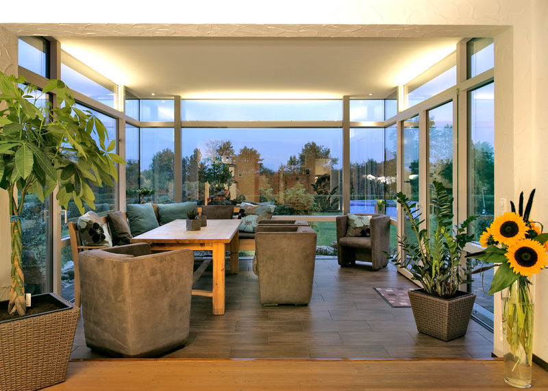 Anbau mit Ausblick Wintergarten als zweites Wohnzimmer Haus & Garten