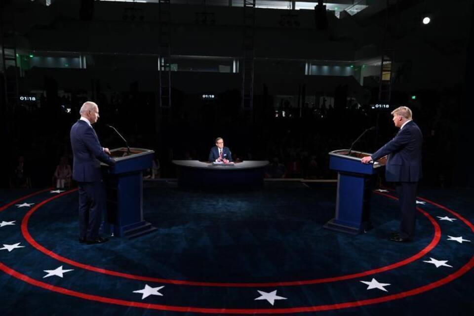 Erste TV-Debatte zwischen Trump und Biden Erste TV-Debatte zwischen Trump und Biden