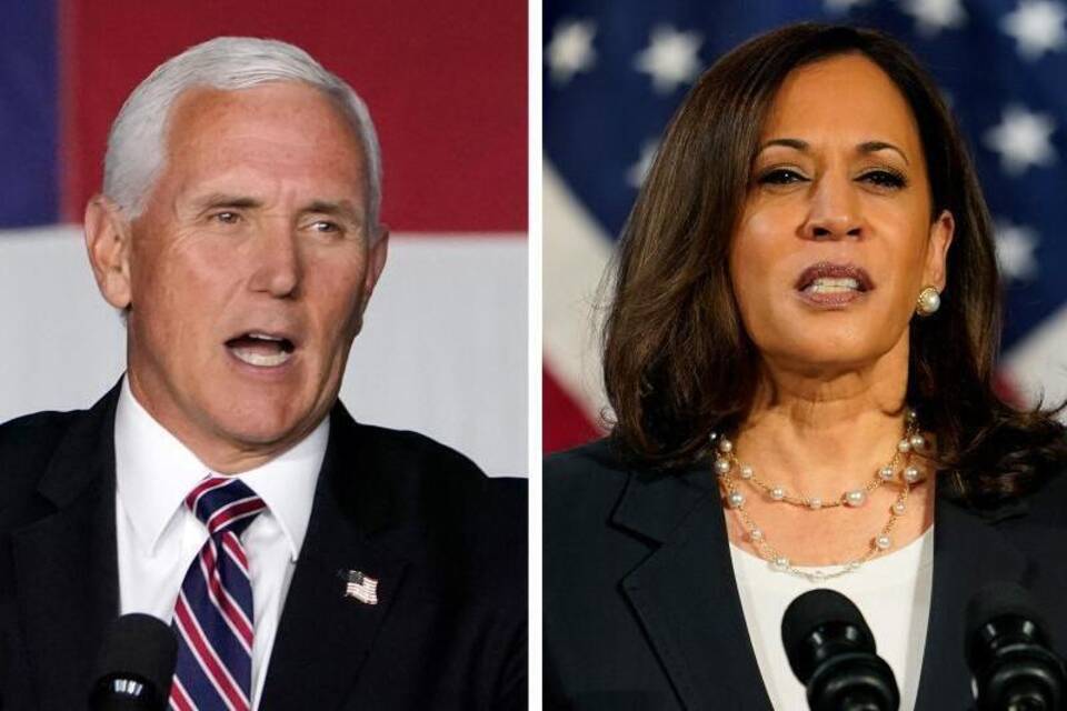 Mike Pence und Kamala Harris