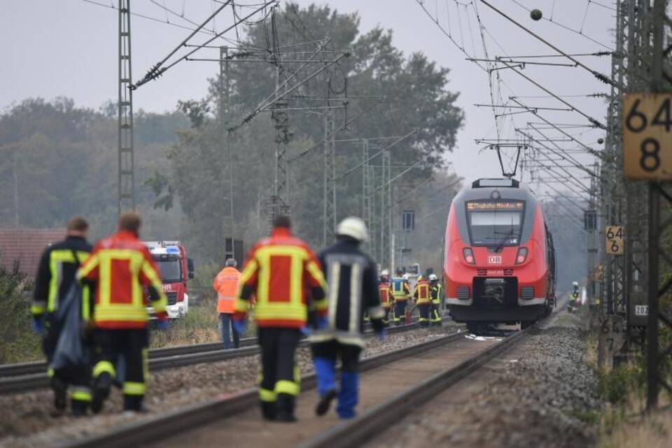 Bahnunfall in Bayern