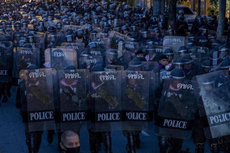 Großaufgebot von Polizei Großaufgebot von Polizei