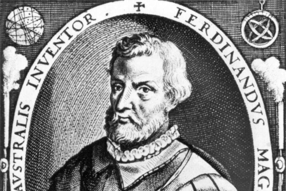 Ferdinand Magellan segelte im Auftrag des spanischen Königs Ferdinand Magellan segelte im Auftrag des spanischen Königs