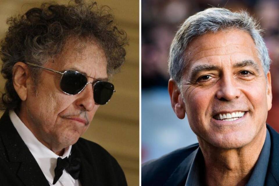 Bob Dylan und George Clooney Bob Dylan und George Clooney