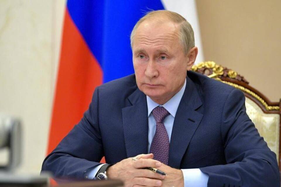 Russische Sicherheitsratssitzung - Putin Russische Sicherheitsratssitzung - Putin