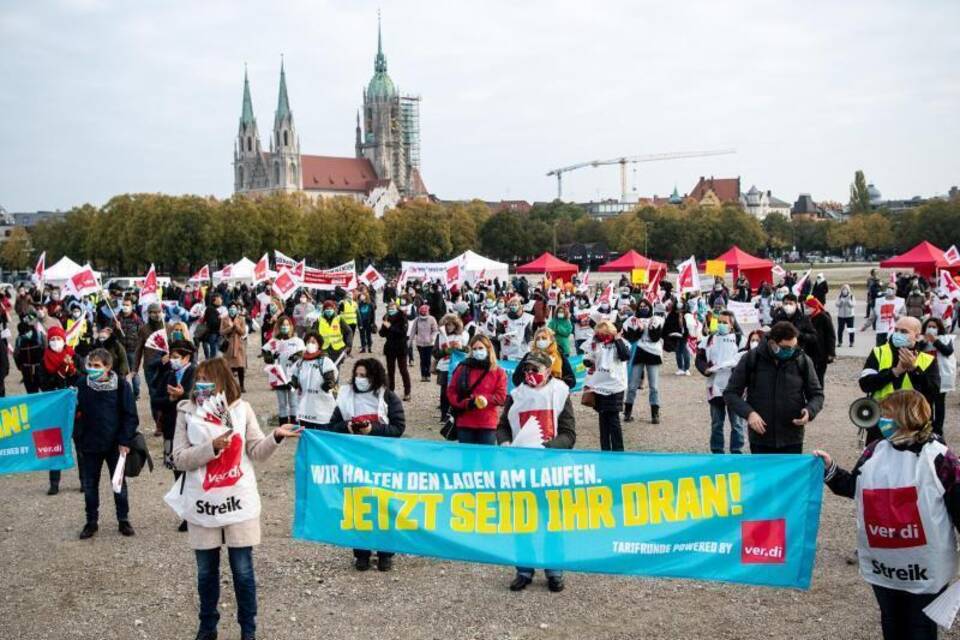 Warnstreik in München Warnstreik in München