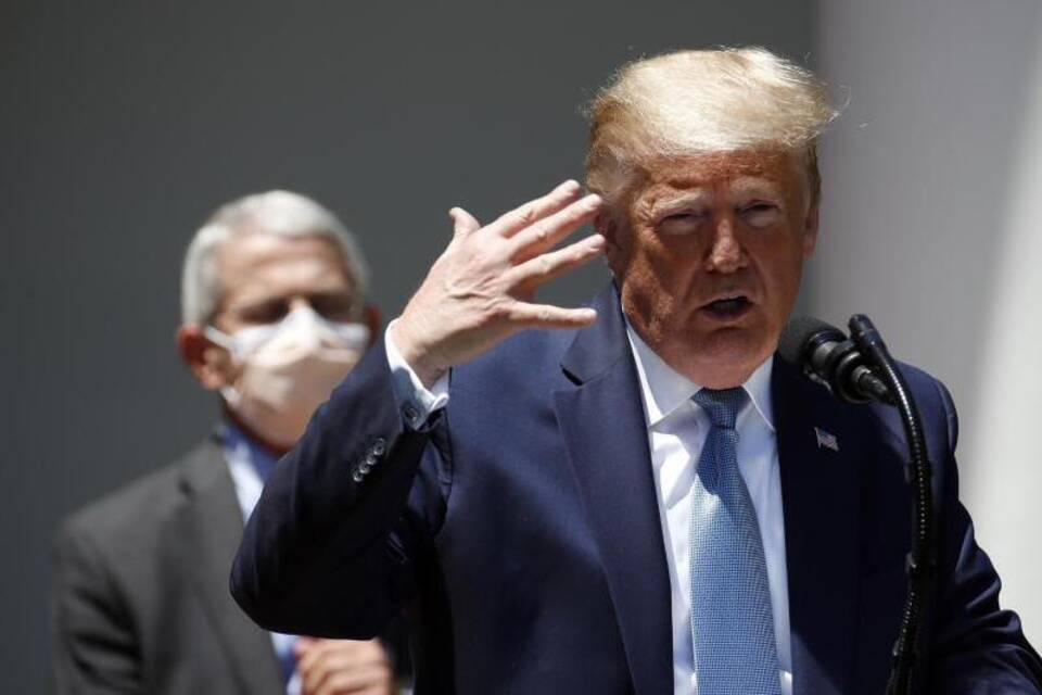 Trump und Fauci Trump und Fauci