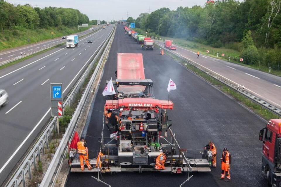 Rund-um-die-Uhr-Baustelle Rund-um-die-Uhr-Baustelle