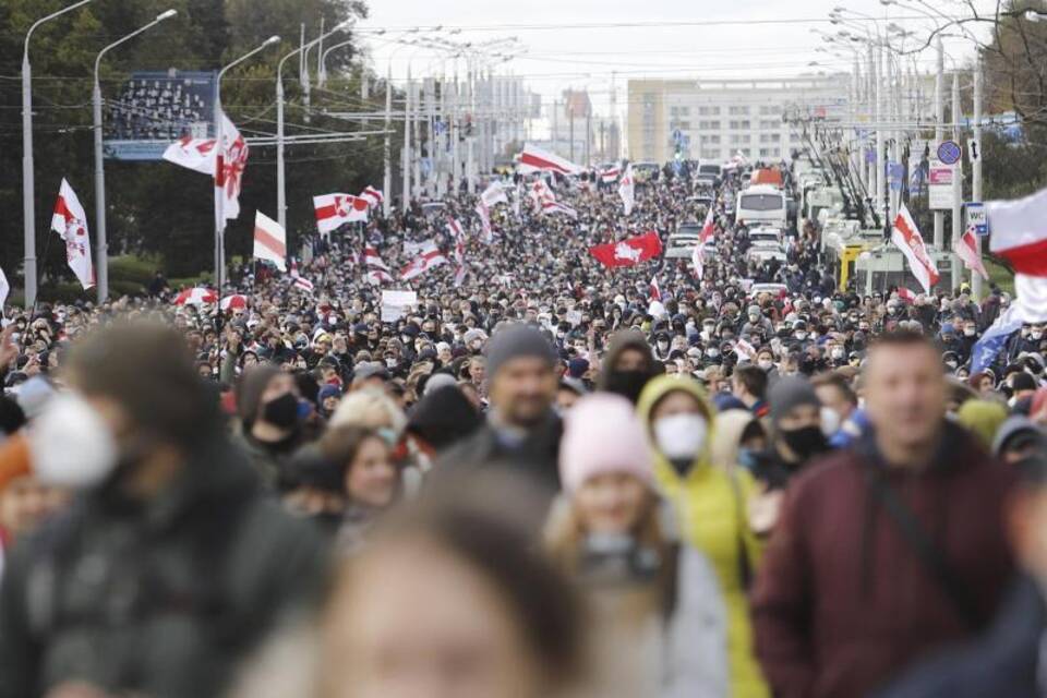 Proteste in Belarus Proteste in Belarus