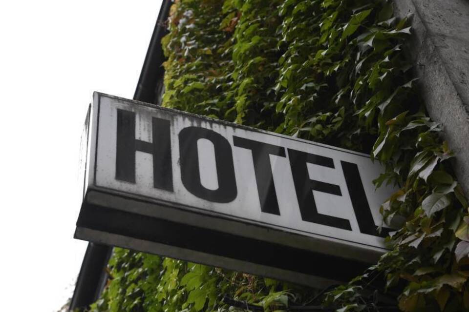 Hotel-Schild in Düsseldorf Hotel-Schild in Düsseldorf