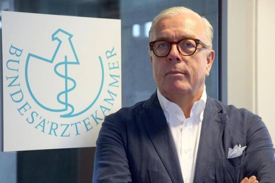 Ärztepräsident Klaus Reinhardt Ärztepräsident Klaus Reinhardt