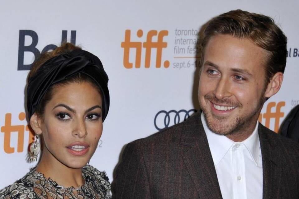 Das Schauspielerpaar Ryan Gosling und Eva Mendes Das Schauspielerpaar Ryan Gosling und Eva Mendes