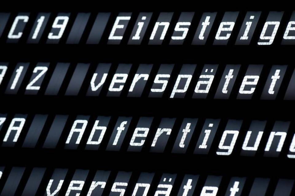 Flieger verspätet Flieger verspätet