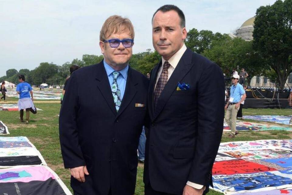 Elton John + David Furnish Elton John + David Furnish