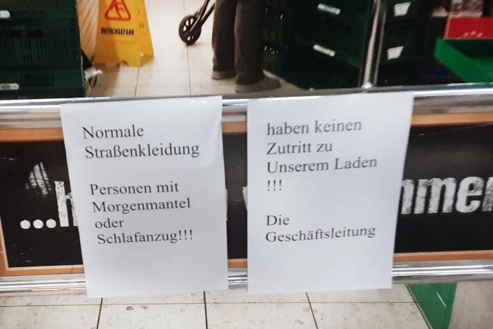 Kein Einkauf mehr im Schlafanzug Kein Einkauf mehr im Schlafanzug