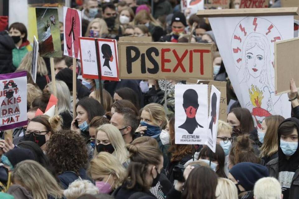 Proteste in Warschau