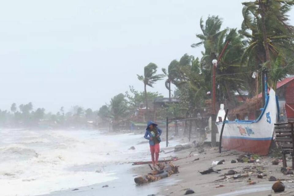 Taifun Goni auf den Philippinen