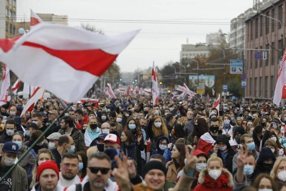 Demonstration in Belarus Demonstration in Belarus