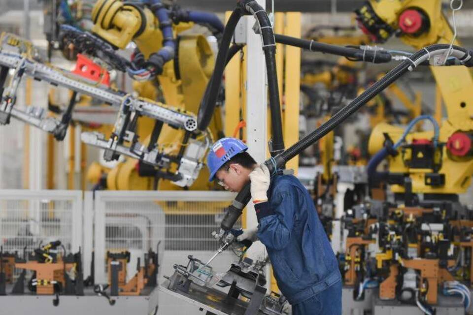 Arbeiter in China