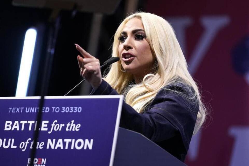 Wahlkampf in den USA - Lady Gaga