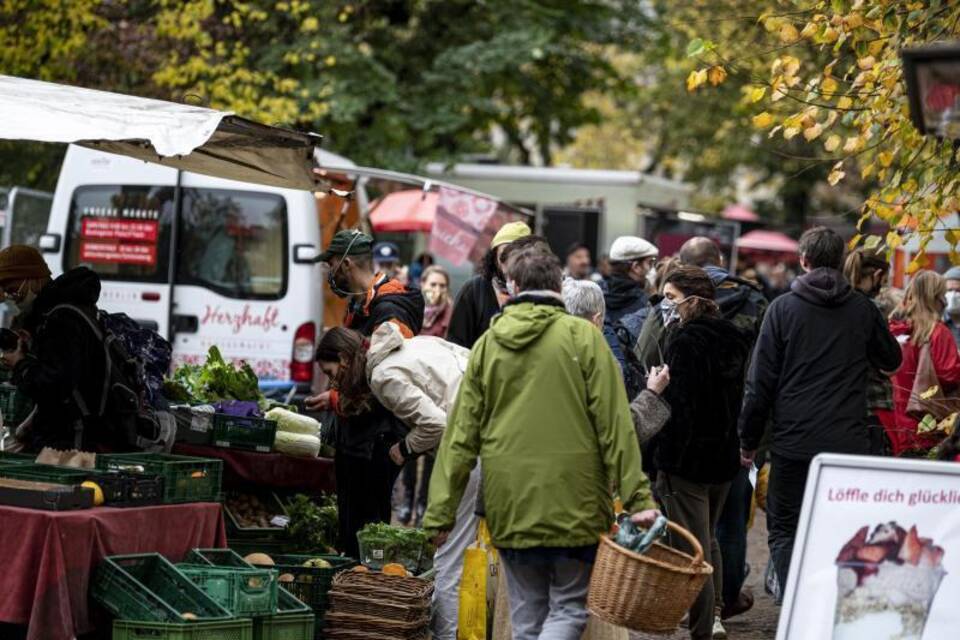 Ein Markt in Berlin