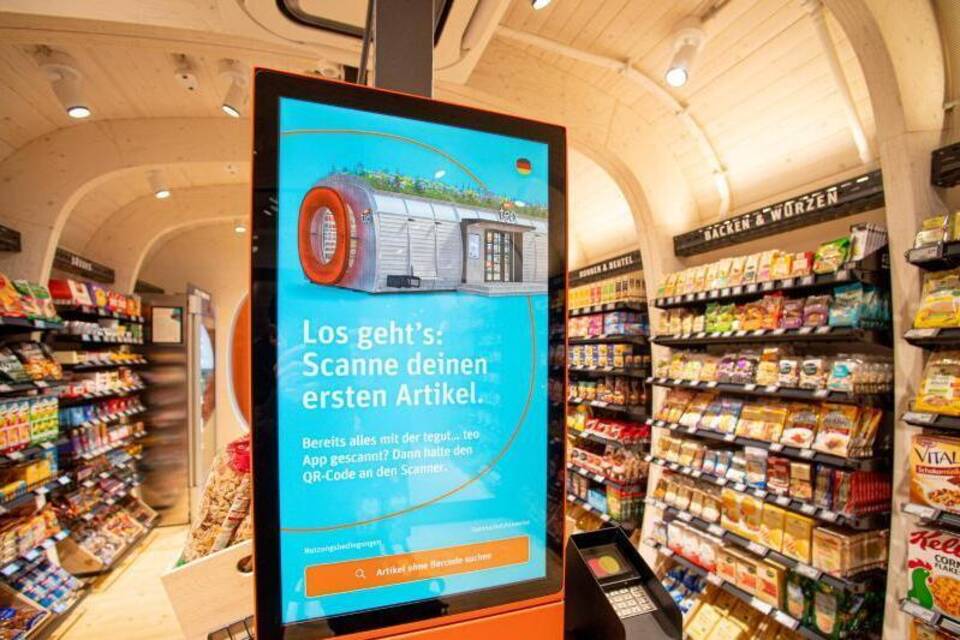 Supermarktkette Tegut eröffnet Markt ohne Kassierer Supermarktkette Tegut eröffnet Markt ohne Kassierer