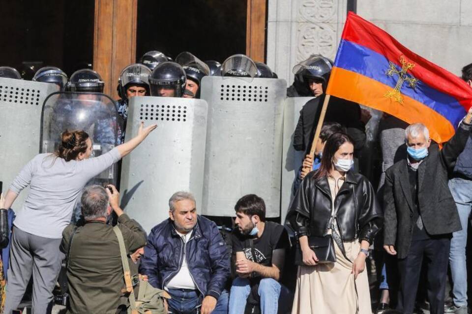 Proteste in Eriwan Proteste in Eriwan