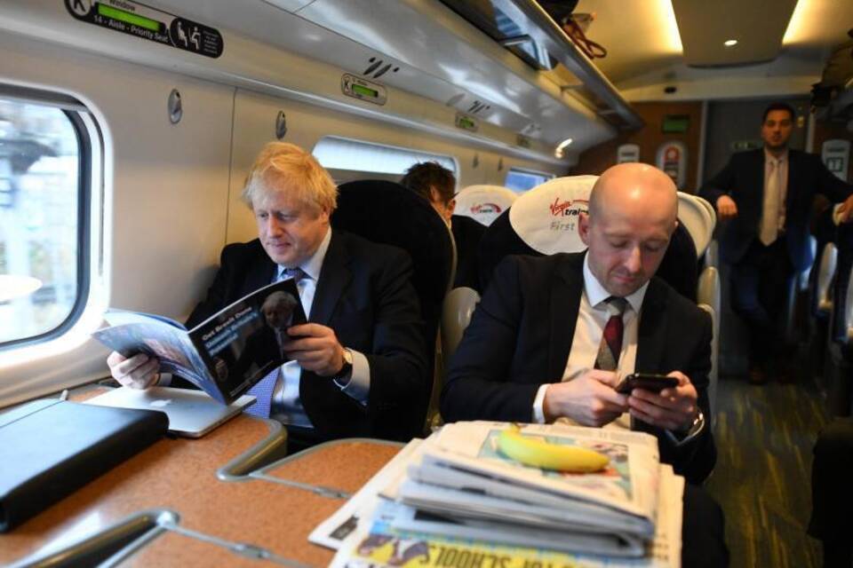 Boris Johnson und Lee Cain