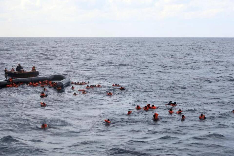 Flüchtlinge im Mittelmeer