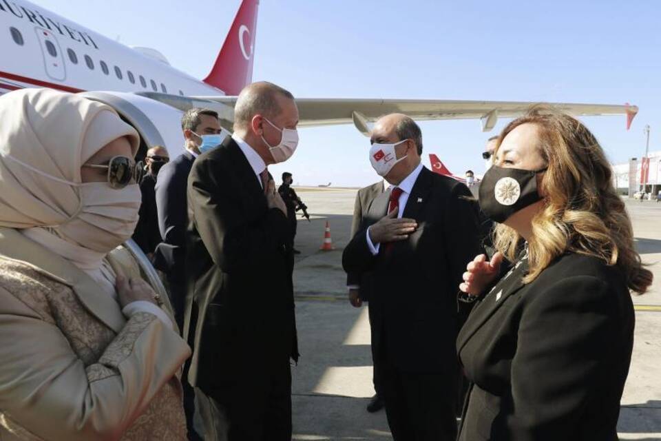 Türkischer Präsident Erdogan reist nach Nordzypern Türkischer Präsident Erdogan reist nach Nordzypern