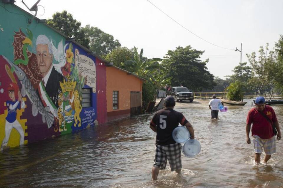 Nach dem Tropensturm in Mexiko
