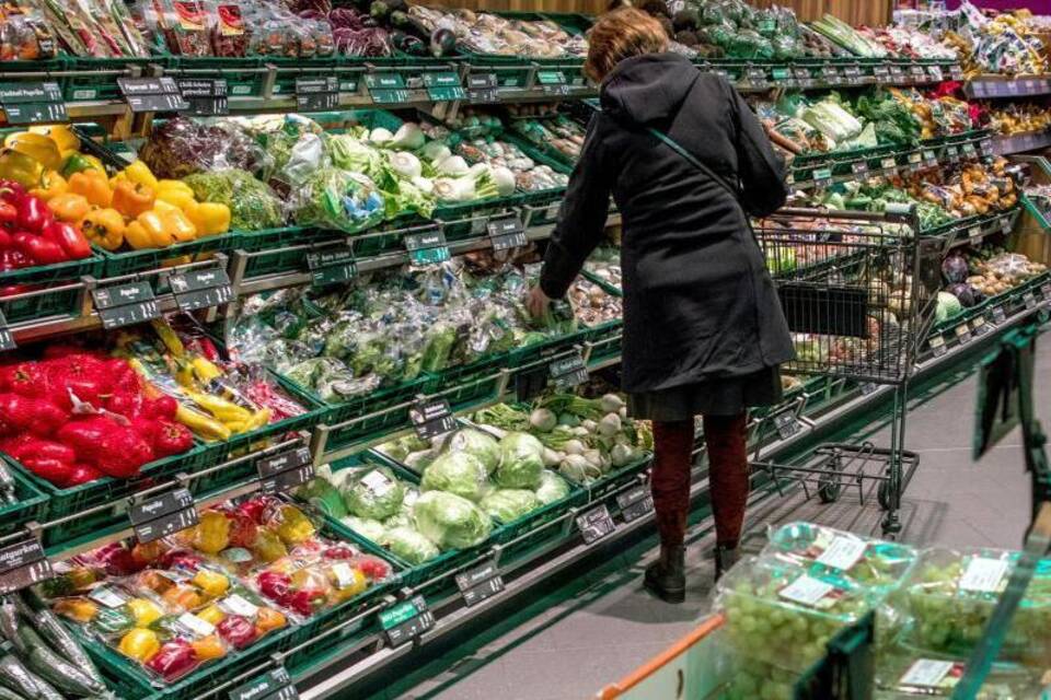 Lebensmittel im Supermarkt