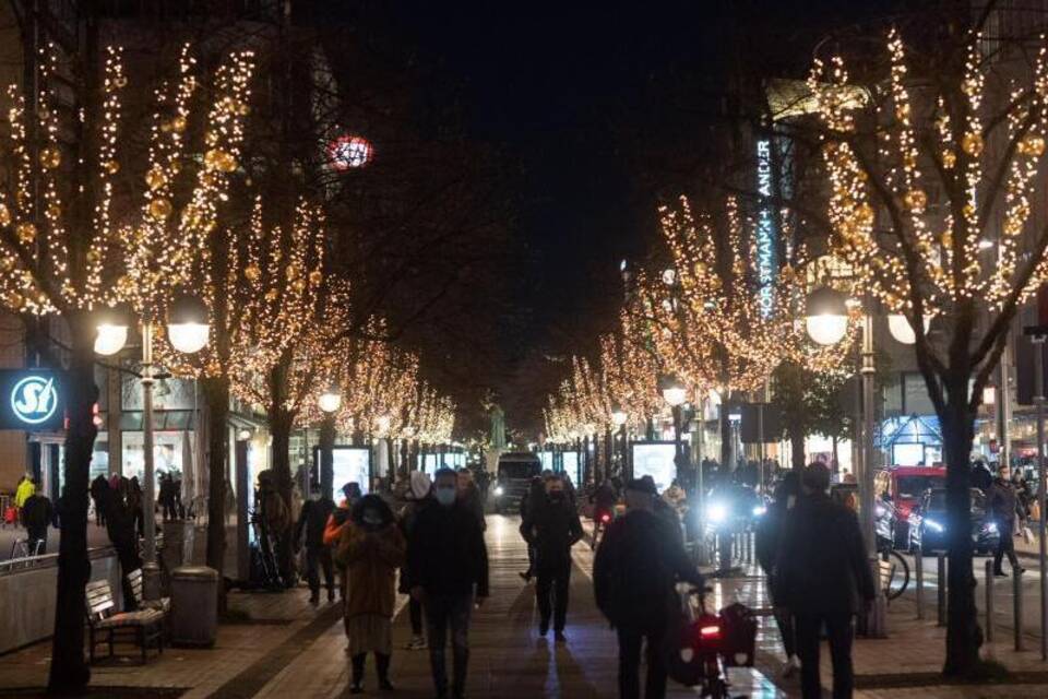 Weihnachtliche Beleuchtung in Hannover