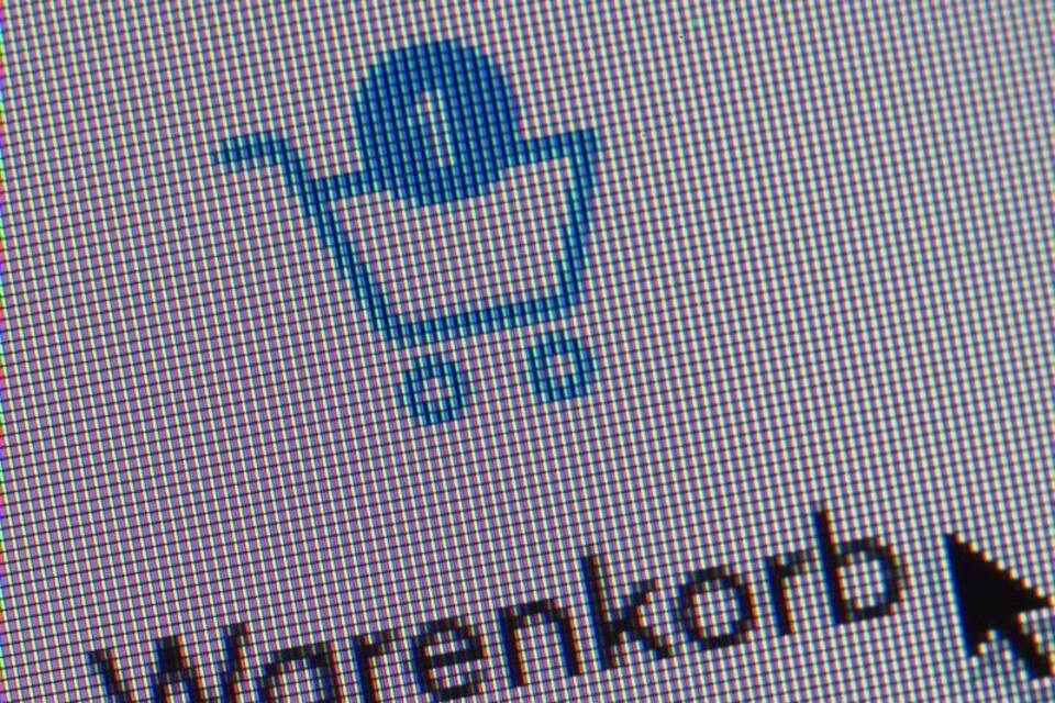 Warenkorb im Internet