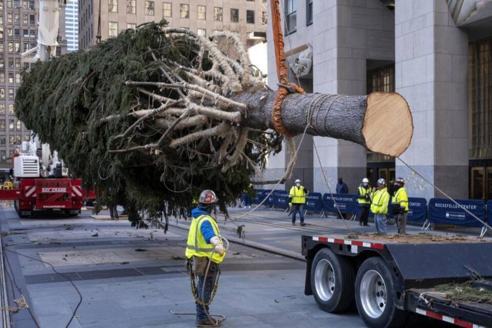 Der Weihnachtsbaum am Rockefeller Center