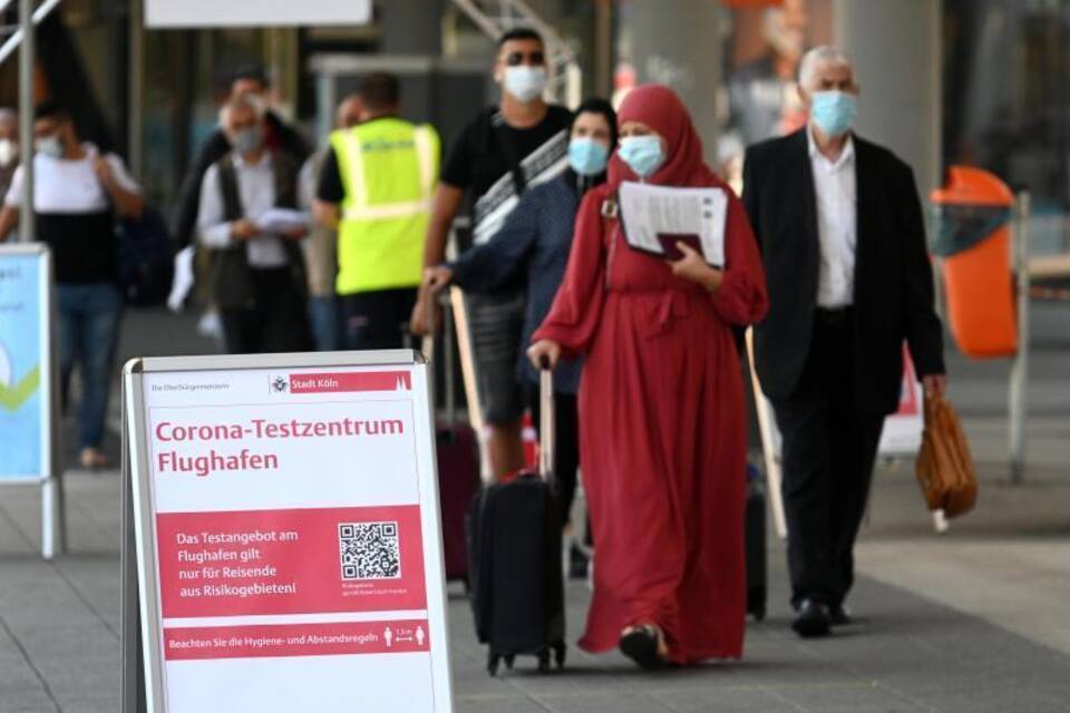 Testzentrum am Flughafen