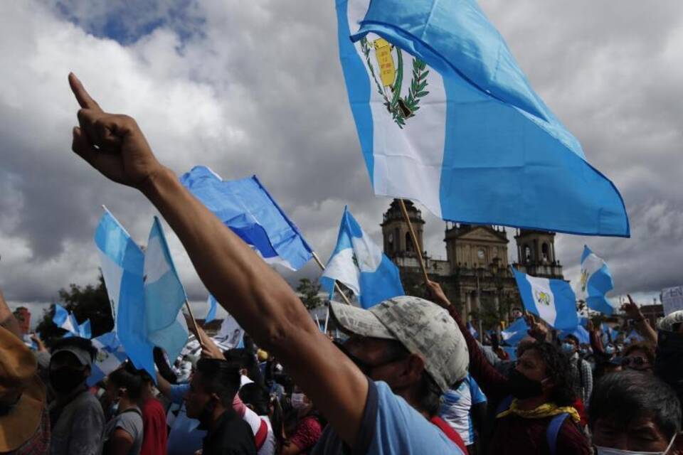 Protest in Guatemala Protest in Guatemala