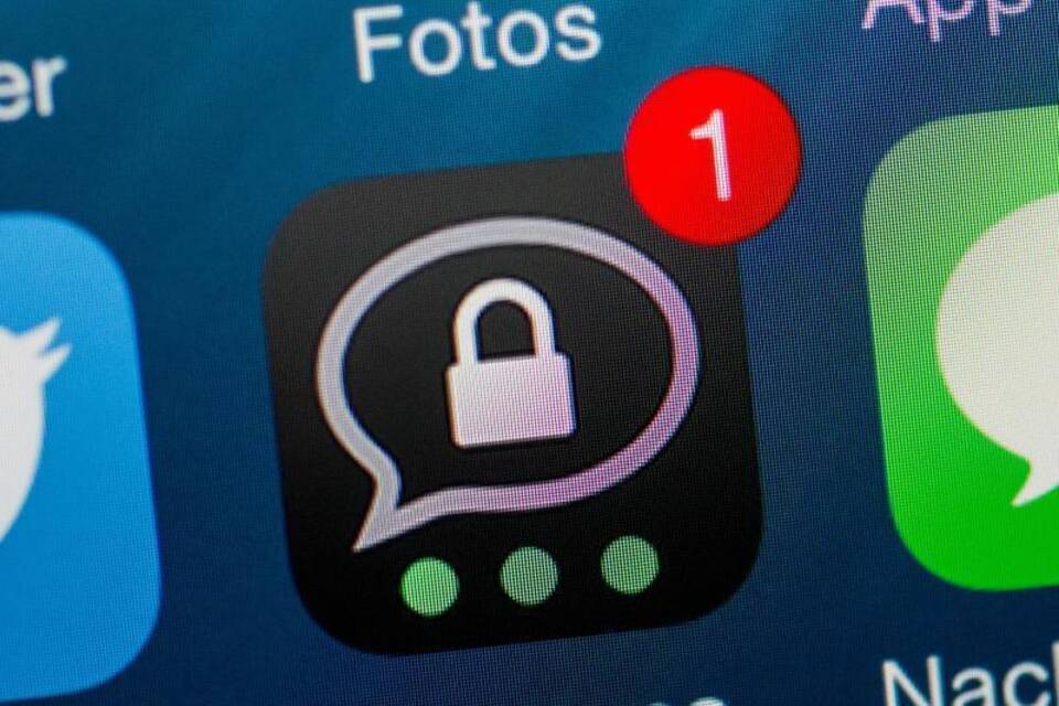 Die Messenger-App Threema auf einem Smartphone Die Messenger-App Threema auf einem Smartphone