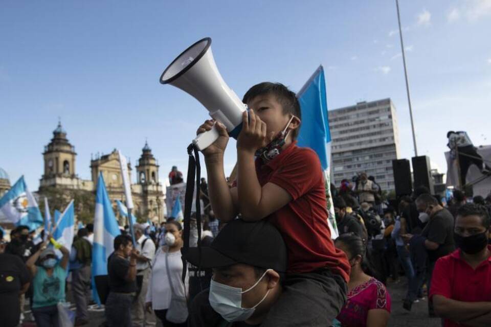 Proteste in Guatemala Proteste in Guatemala